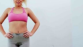 Zoey monroe deepthroats johnny castle's monster cock: bent over doggystyle yoga pounding with ball licking