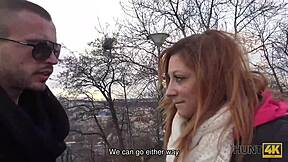 Hunt4k Man Covers Redhead Belly Sperm After Cash Pickup Fuck