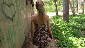 cum FAST on my tits quick!! no one's around outdoors 😏💦🍈🍈