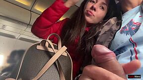 dare you to jerk off publicly on crowded plane flashing dick?
