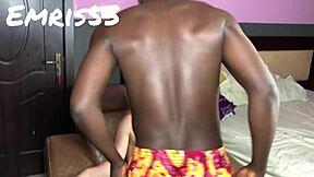 Sweet albino African teen submits to rough big black cock pounding!