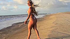 Hey, wanna massage this hot bikini latina milf?