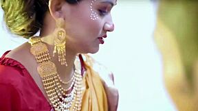 indian bengali couple's honeymoon NIGHT first time. passionate MISSIONARY to DOGGYSTYLE with creampie finish