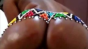 Mzansi homemade African teen gets fucked raw by British stud
