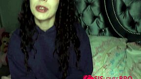 curly dork teen 18+ begs stepbro nasty pov pussy fuck