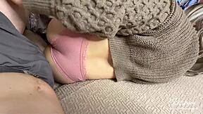Stepsis grinds ass i tease hole assjob!