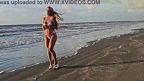 Hey, wanna massage this hot bikini latina milf?