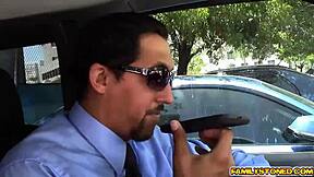 Stepdad Juan Licks and Sucks Lucy Doll's Perky Nipples Hard
