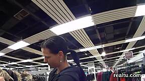 czech cutie seduced mall strip fucked pov hardcore