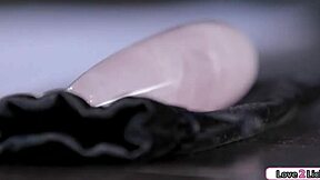 Yoga MILFs scream as ebony girl rams anal toys deep