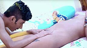 indian bengali couple's honeymoon NIGHT first time. passionate MISSIONARY to DOGGYSTYLE with creampie finish