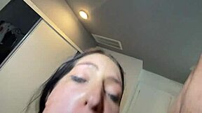 Two guys stretch mommy's holes deepthroat choking gagging big cocks