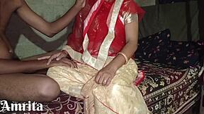 hot indian desi brother-in-law fucks sister-in-law in bedroom