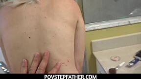 POV stepdaddy, watch trashy teen ride your cock hard!