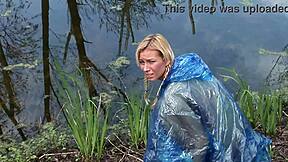 two big cocks find lost blonde teen sluts in forest?