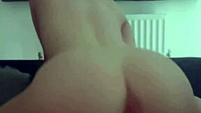 slutty british girlfriend goes wild horny on webcam