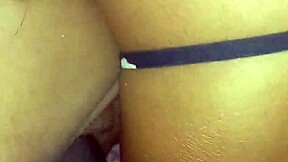 stepdad sneaks in while i'm home alone touches me and fucks his sexy caribbean slut
