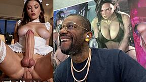 trans lara croft maid helicopters floppy cock before anal cumshot