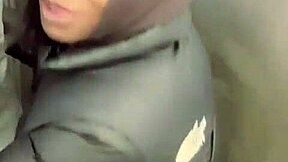 petite stepsis sucks stepbro's 11-inch bbc to public train orgasm