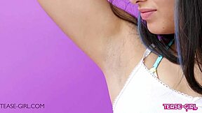 Beautiful brunette teen video audition