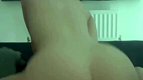 slutty british girlfriend goes wild horny on webcam