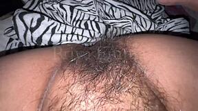 hot indian aunty fingers hairy pussy after work shift