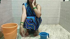 stepmom's cleaning clothes but lets stepson deepthroat fuck her wet mommy pussy!