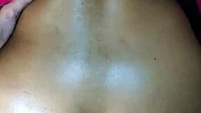 gf's hairy tight ass creampied... gozando dentro do cuzinho!