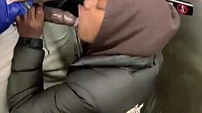 petite stepsis sucks stepbro's 11-inch bbc to public train orgasm