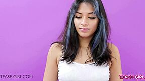 Beautiful brunette teen video audition