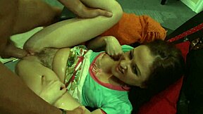 Naughty Brunette Teen Bounces On Stepdad's Monster Cock Cowgirl!