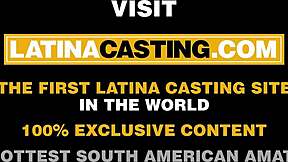 Shy Latina Teen Strips For Rough Doggy In Audition!