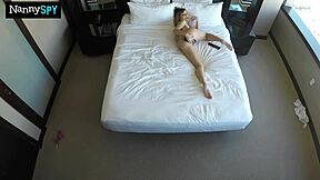 Nanny PAYS Hotel Bill by RIDING BIG COCK with WET CUNT