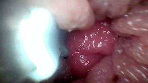 Amateur BBW teen's close-up deepthroat leads to creampie in gaping pussy