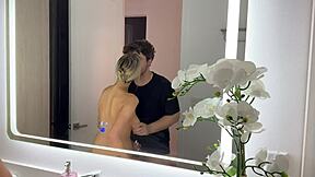 wanna watch this big tits blonde get fucked hard in the mirror?