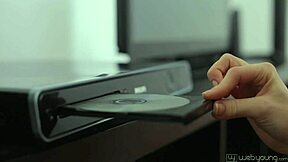 diva ferociously licks petite jenny's pussy at webyoung