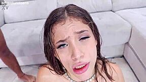 Sofia Smith loves two huge black cocks destroying her ass DAP