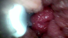 Amateur BBW teen's close-up deepthroat leads to creampie in gaping pussy