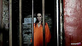 big tits milf dominates teen in prison lezdom rimjob pussy lick