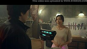 Police busts sexy Korean prostitute Kim Seo Young in shop doggystyle?