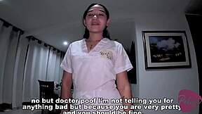 nurse outfit pussy milks patient cum hospital visit