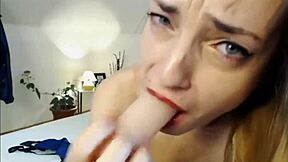 PETITE ROMANIAN SLUT SANDRA RUBY GAGS ON DEEPTHROAT FACEFUCK ANAL!