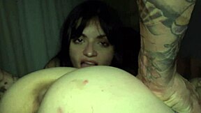 so nono Can get his huge veiny cock into those two big-titted babes' mouths for a double blowie