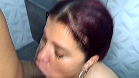 Stepmom Catches Step-Son Cock in Shower Ready for Taboo Fun
