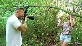 Sexy German Milf Olivia's Outdoor Forest Cowgirl Ride Dream!