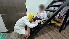 thai schoolgirl with sweet pussy sneaks to resort for raw pov creampie fuck naturalthai