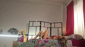 skinny blonde teen shares backstage webcam moments from barcelona homemade amateurs