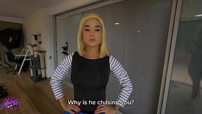 android 18 craves pov pounding and cum swallow from dbz cosplay
