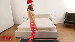 hey gina gerson, christmas yoga turns into pov skinny russian fuck?