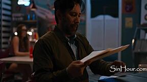 katie kush begs tommy anything to save family diner with her tight pussy